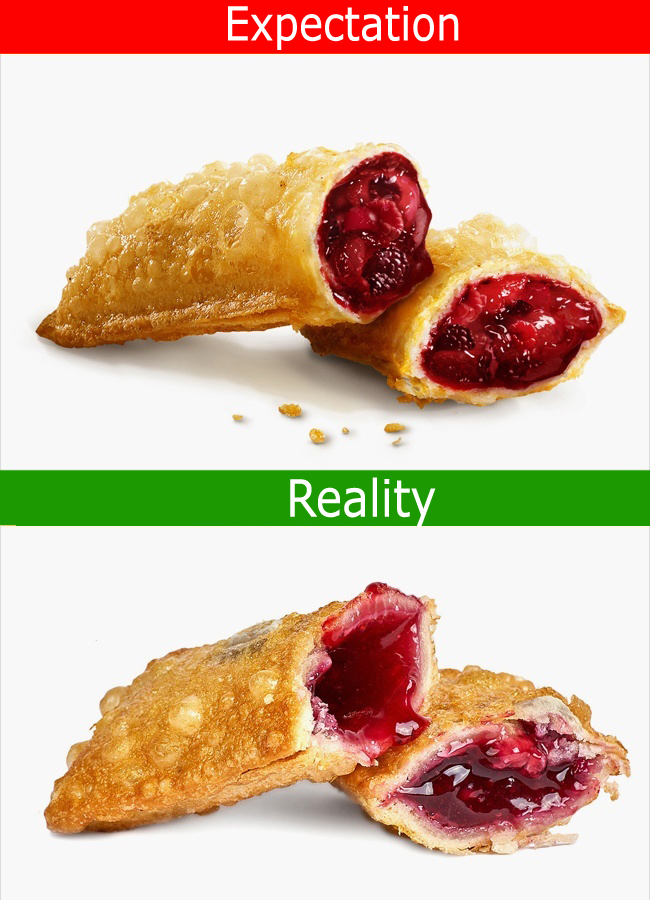 16 Pictures Of Fast Food Commercials vs Reality