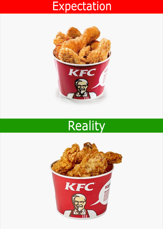 16 Pictures Of Fast Food Commercials vs Reality