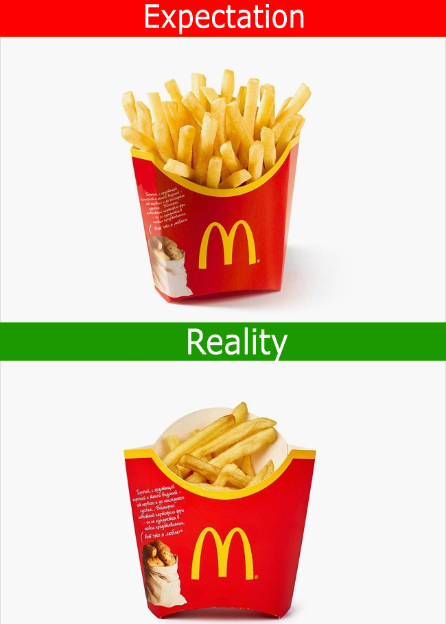 16 Pictures Of Fast Food Commercials vs Reality