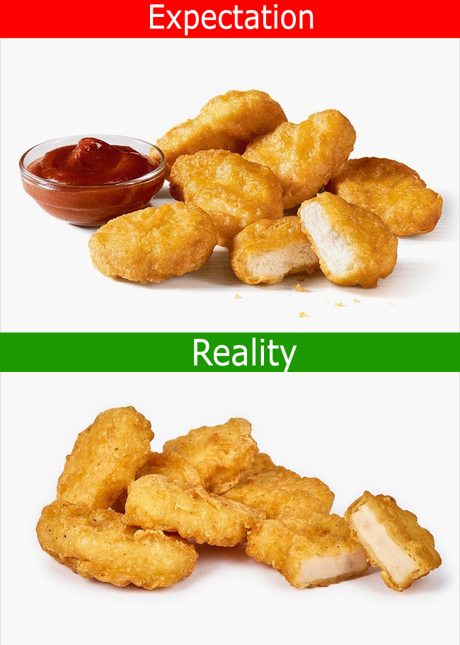 16 Pictures Of Fast Food Commercials vs Reality