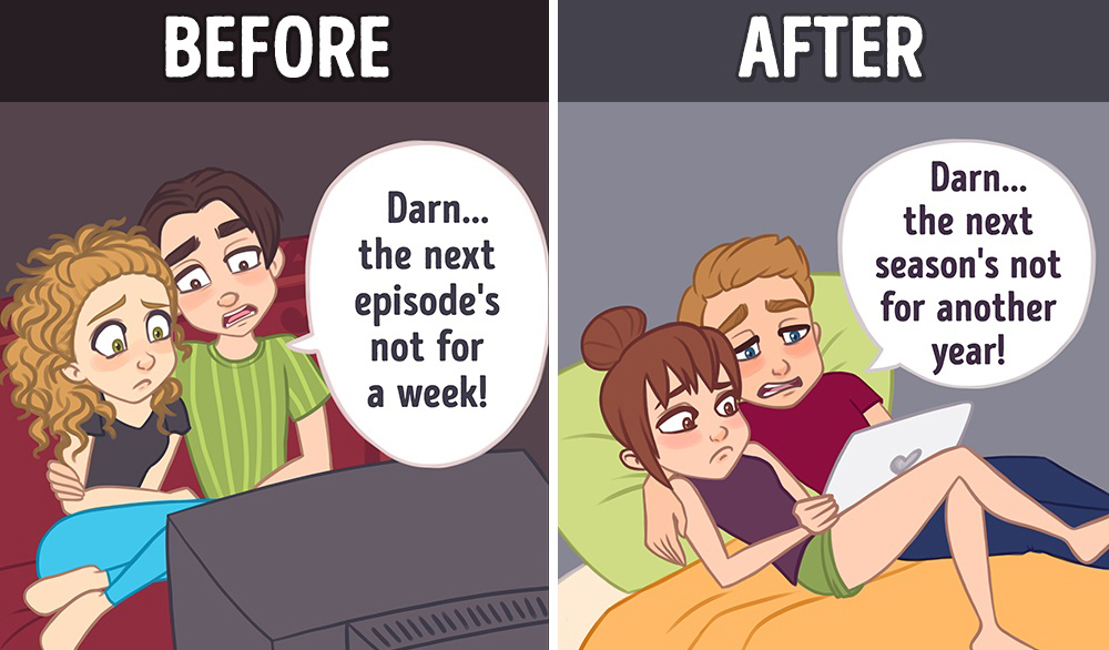 11 Illustrations Show That How Much the Internet Has Changed Our Lives