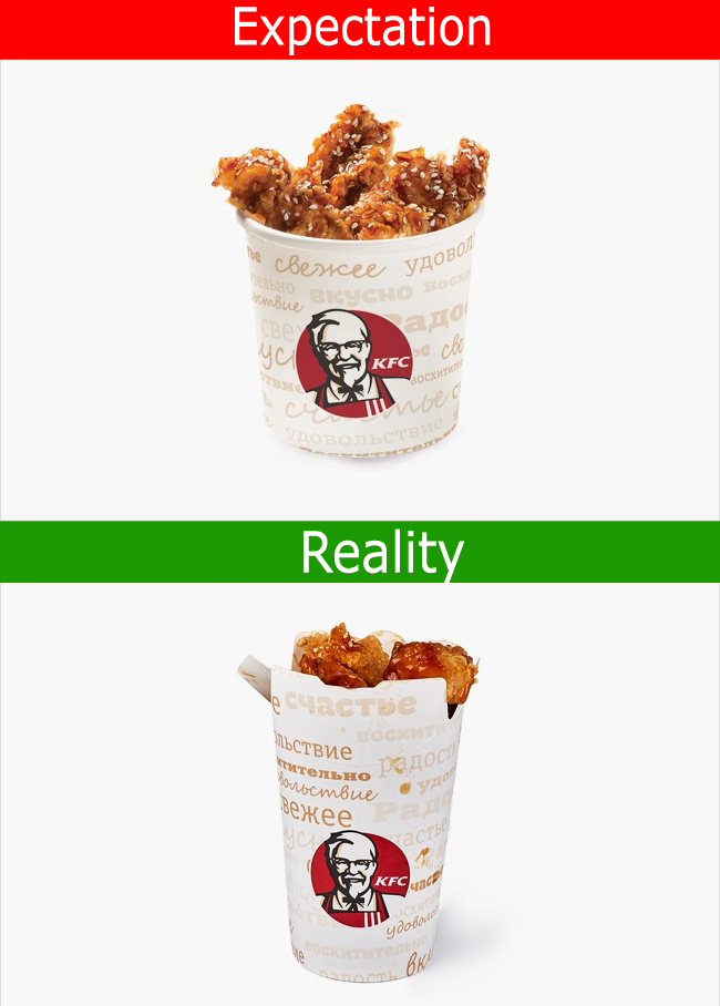 16 Pictures Of Fast Food Commercials vs Reality