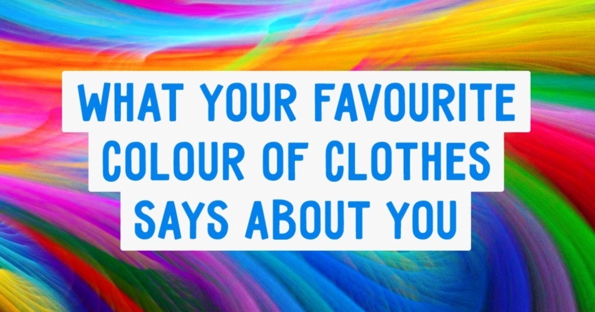 What Your Clothing Color Choice Says About You