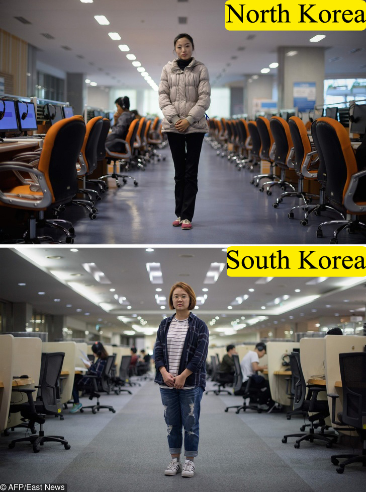 These 15 Pictures Shows Differences Between North and South Korea, and They Are Awesome