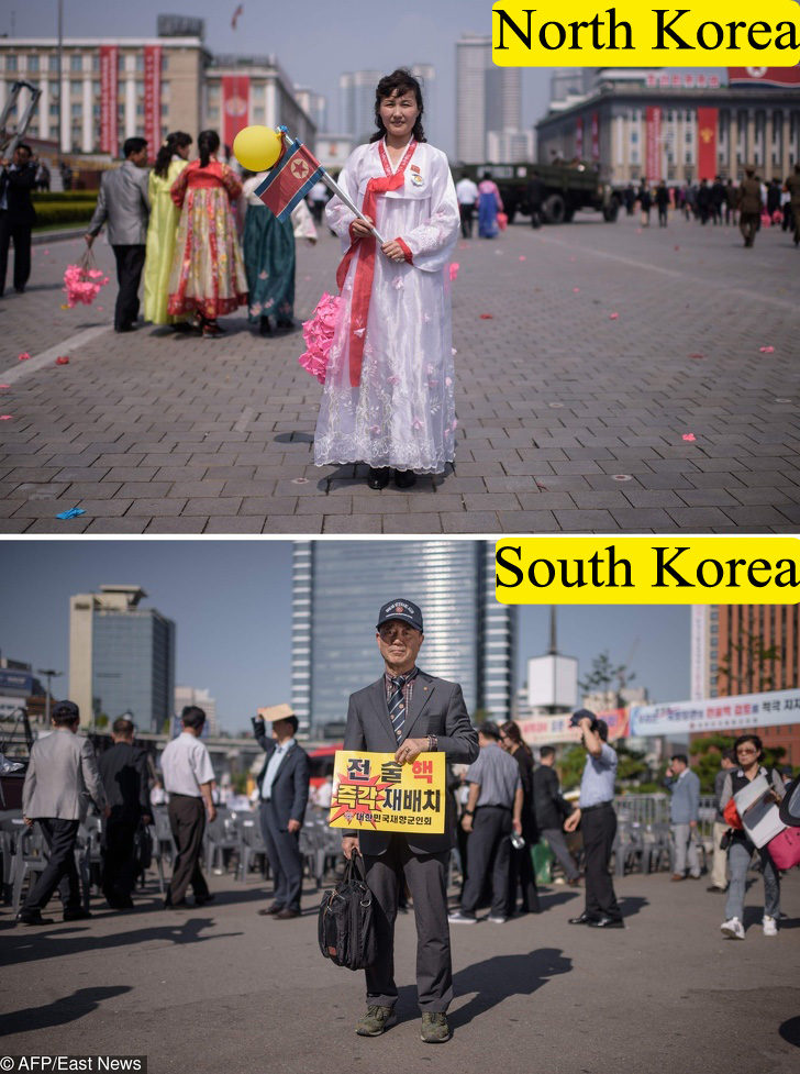 These 15 Pictures Shows Differences Between North and South Korea, and They Are Awesome