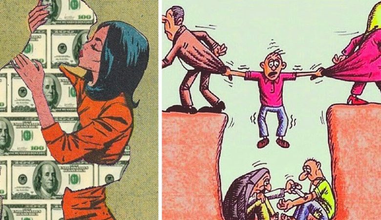 16 Deep Illustrations Explain the Harsh Truth About the World Today