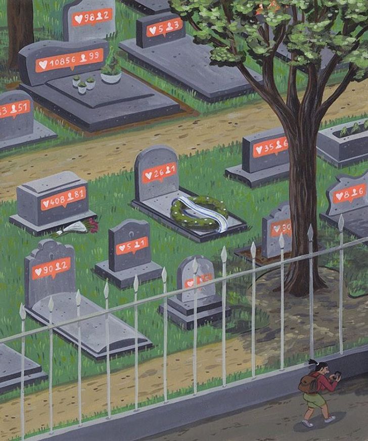 15 Illustrations That Reveal the Dark Side of Modern Society