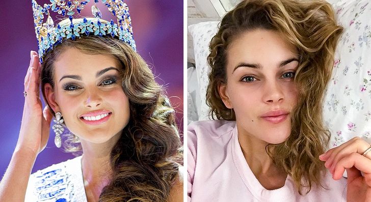 This Is How Beauty Queens Look on the Catwalk Versus in Real Life