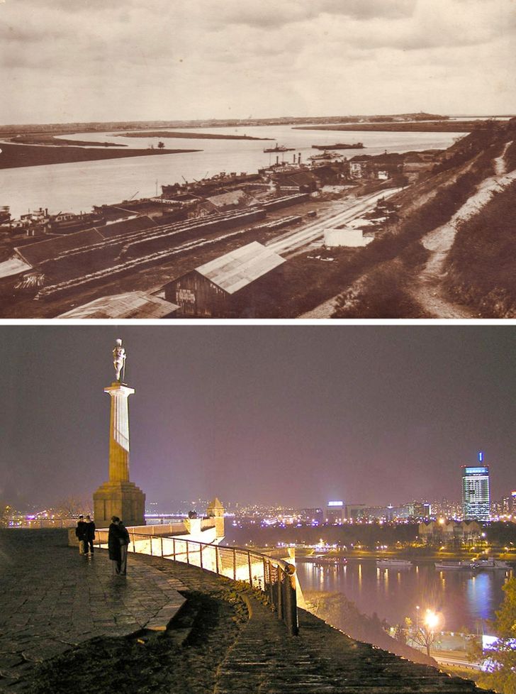 12 Before and After Photos Of How The World Has Changed Over Time