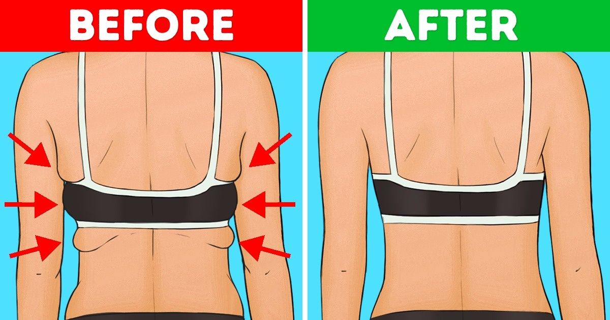 10 Exercises To Banish Back And Armpit Fat in 20 Minutes