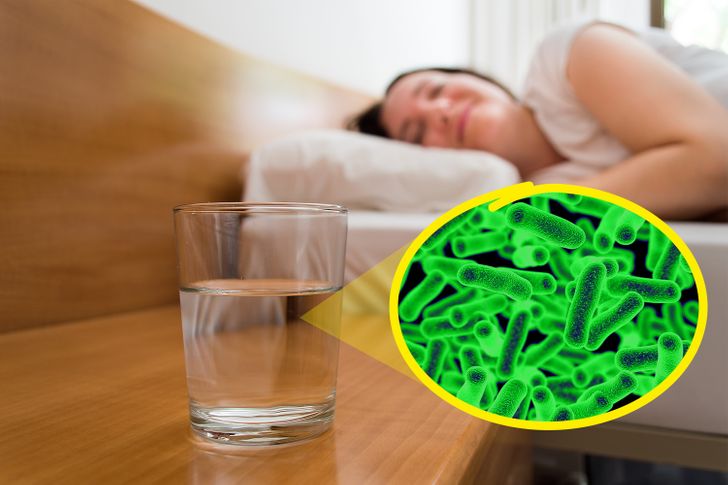 Why You Should Avoid Leaving a Glass of Water Near Your Bed