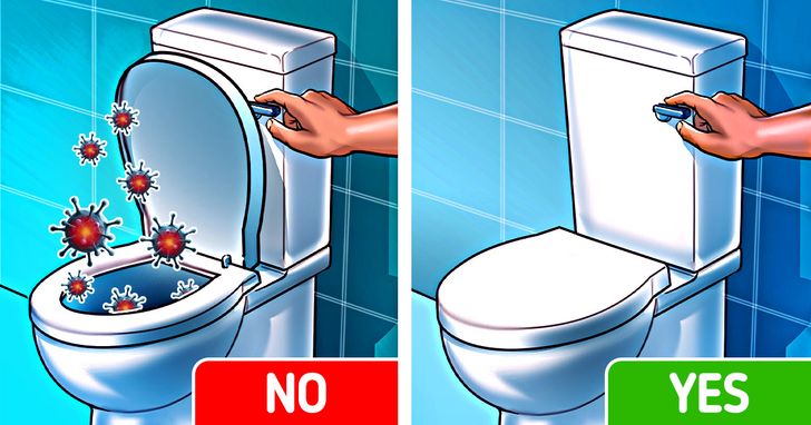 Why We Should Always Put the Toilet Lid Down When We Flush