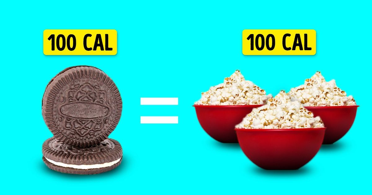 What 100 Calories Looks Like in 10 Popular Foods