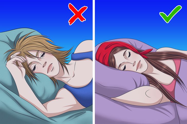 Why you shouldn't let your long hair down while you sleep