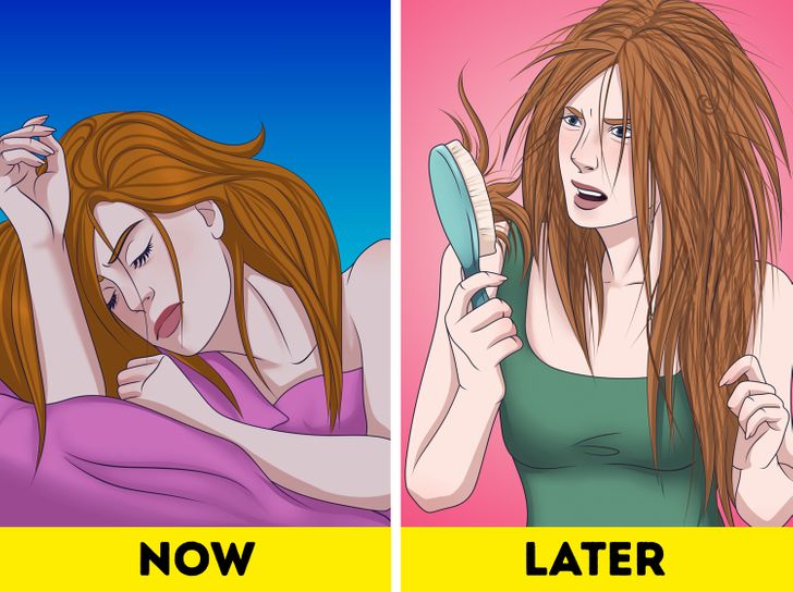 Why You Shouldn’t Leave Your Long Hair Loose While Sleeping