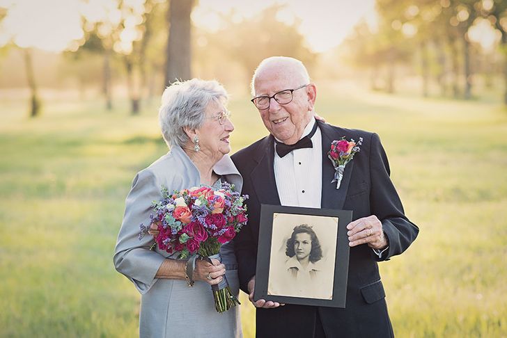 This Couple Waited 70 Years to Take Their Wedding Pictures