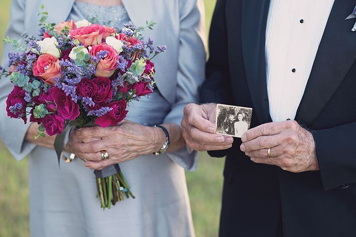 This Couple Waited 70 Years to Take Their Wedding Pictures