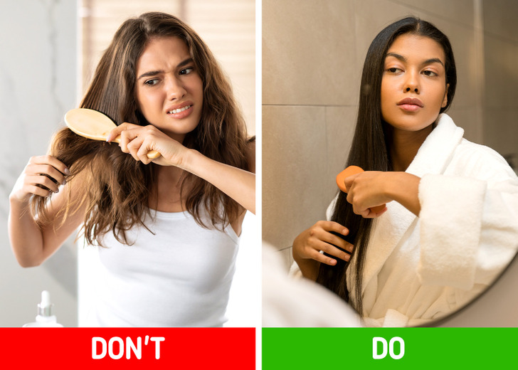 According to experts How often should you brush your hair?